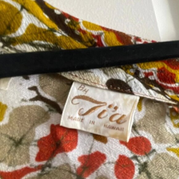 70s Ti'a Hawaii Earthy Maxi Dress - Picture 6 of 7